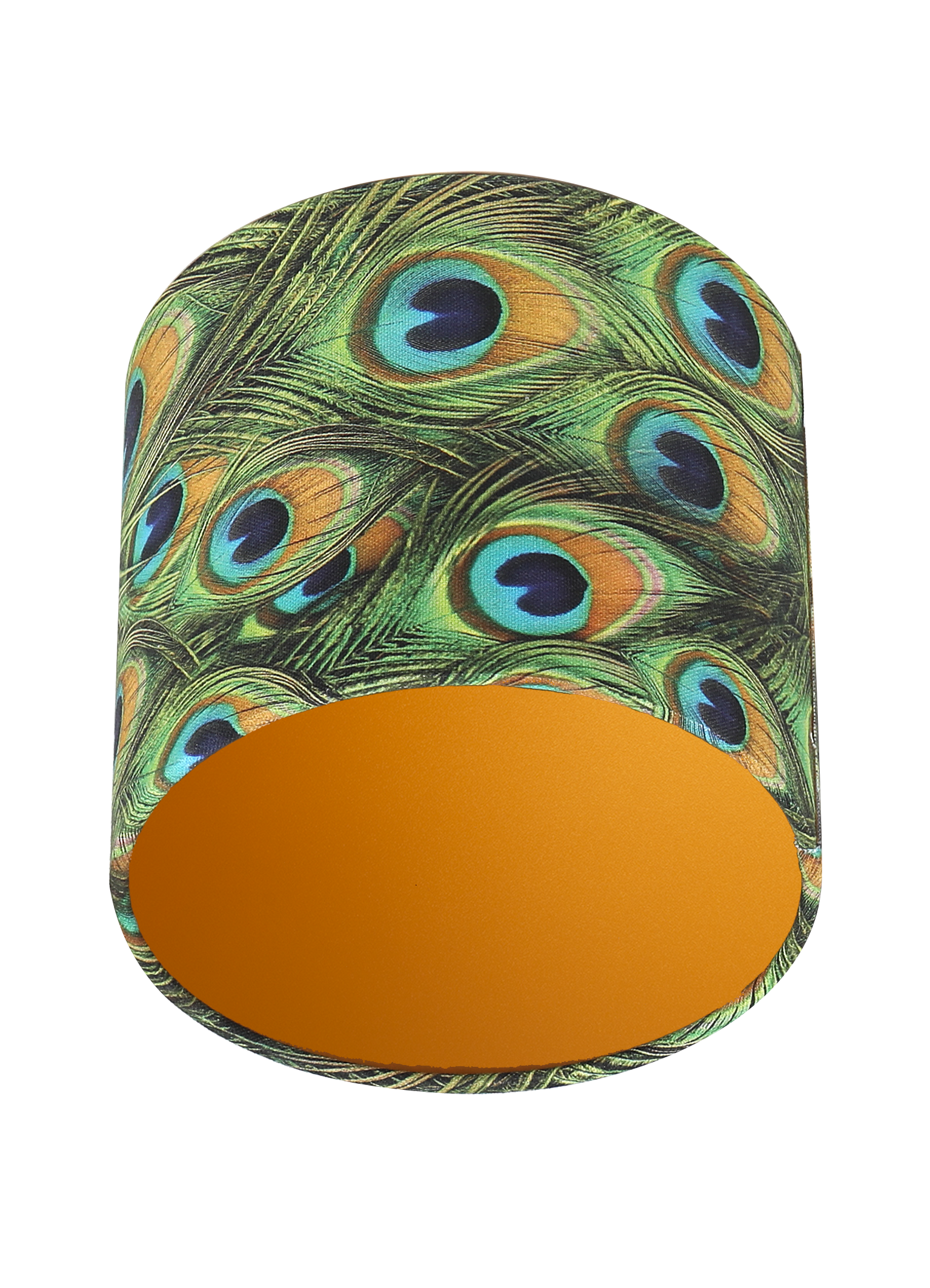 Lampenschirm Velour Pfau