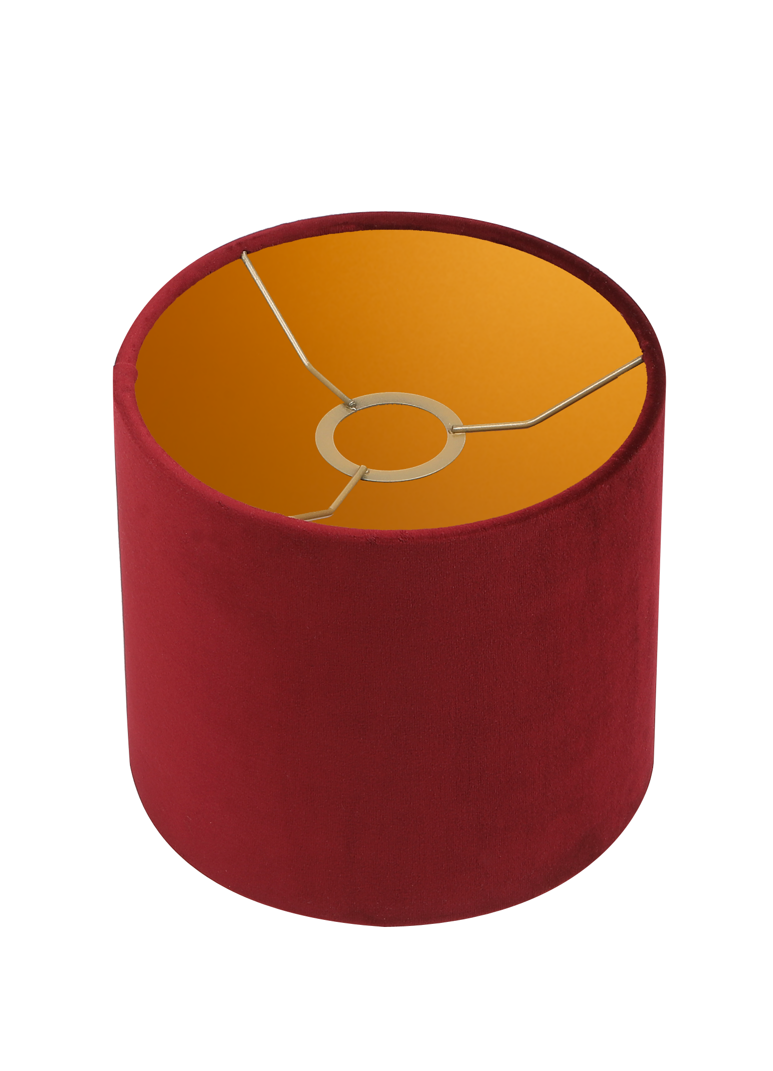Lampenschirm Velour Rot