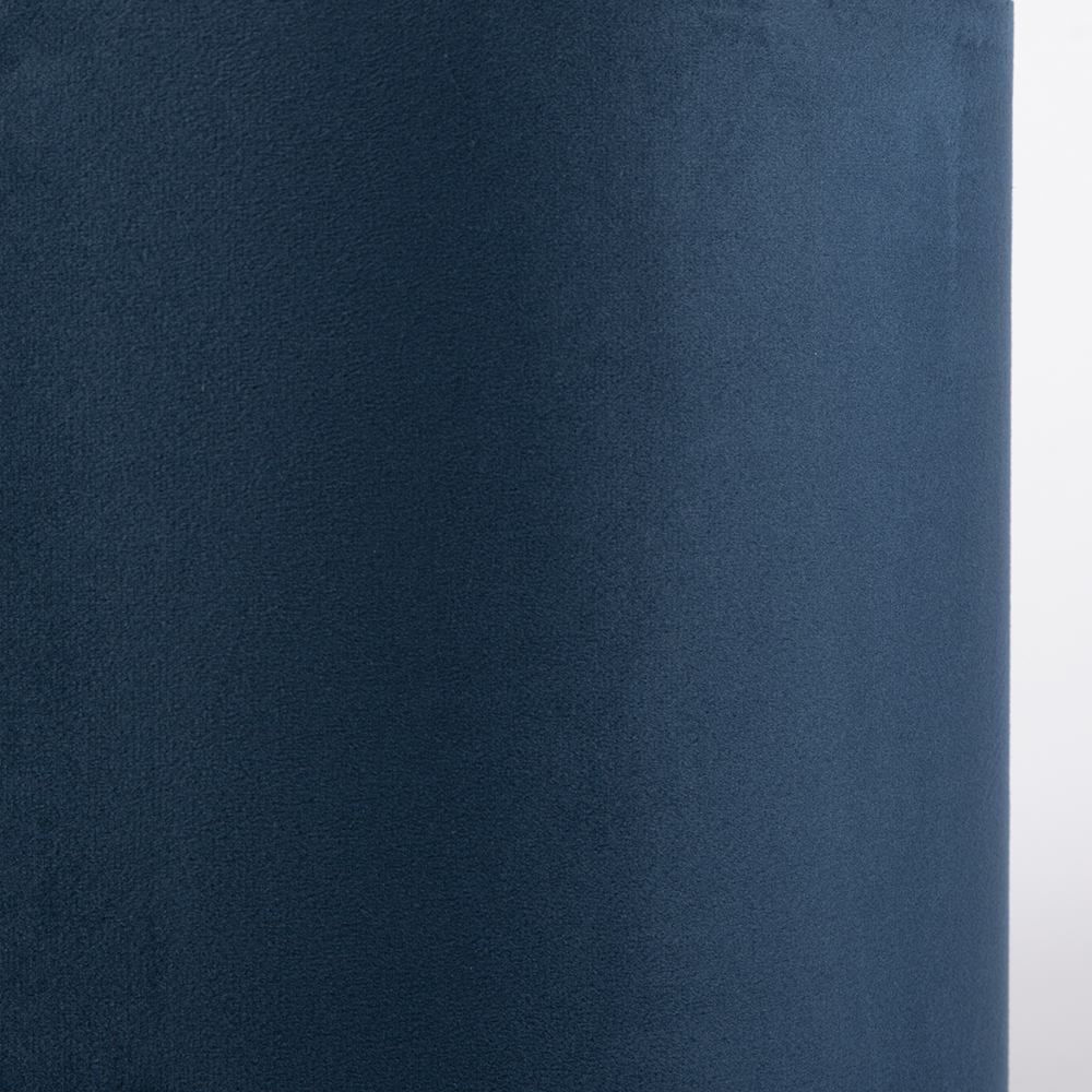 Lampenschirm Velour Dunkelblau
