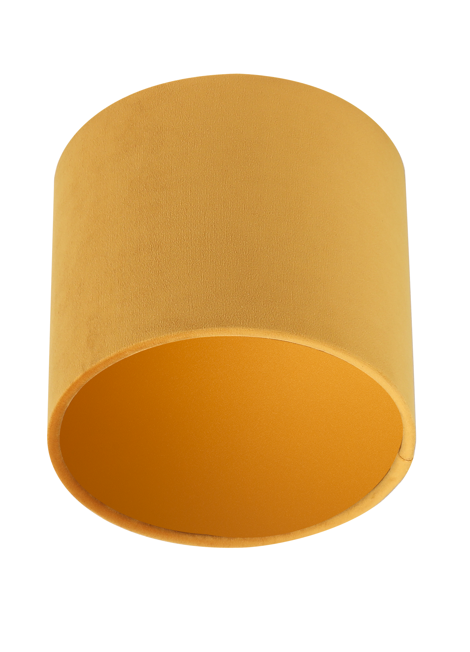 Lampenschirm Velour Gelb