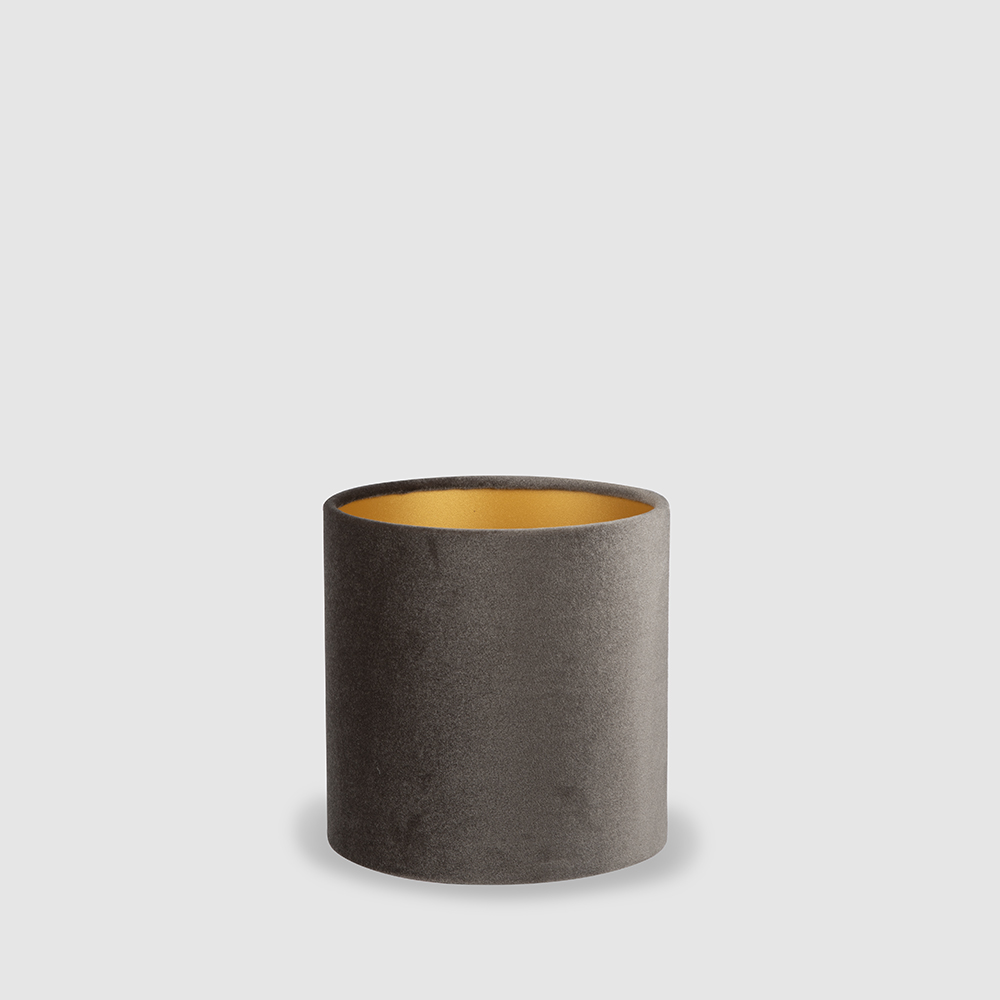 Lampenschirm Velour Braun