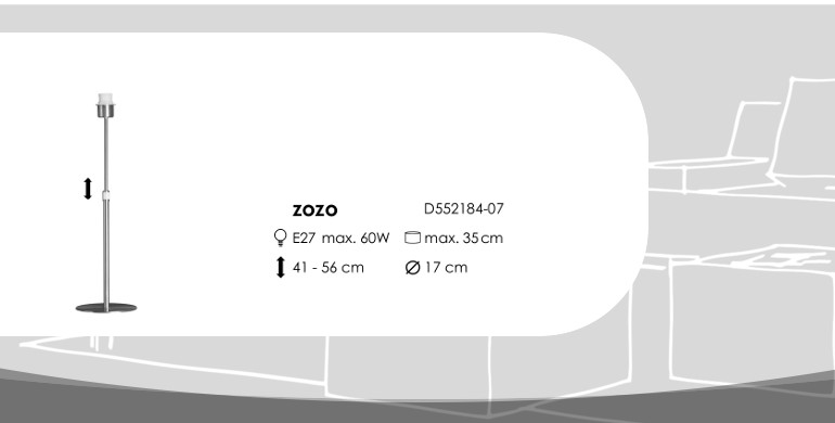 Lampenschirm-Fuß: Zozo