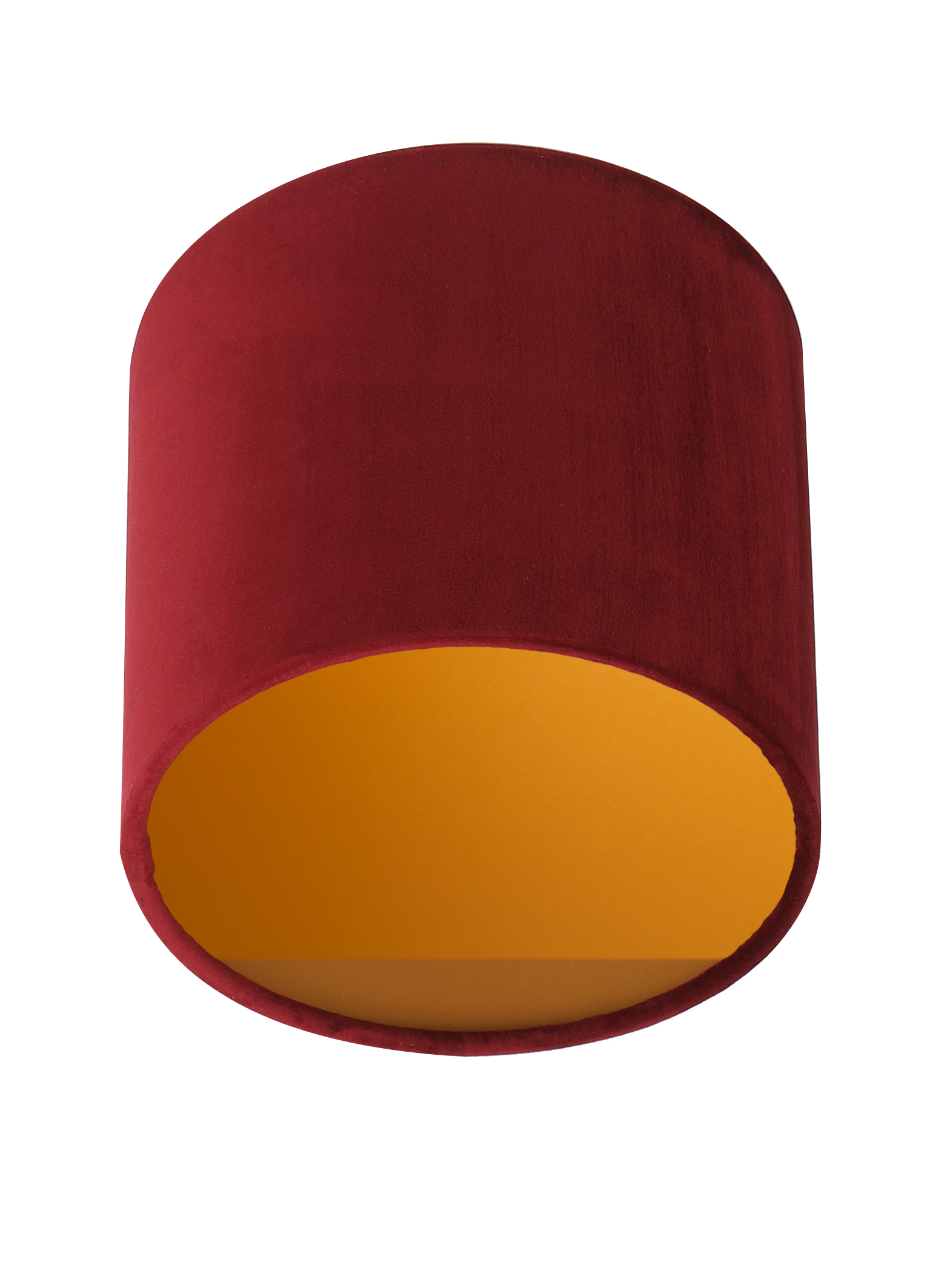Lampenschirm Velour Rot