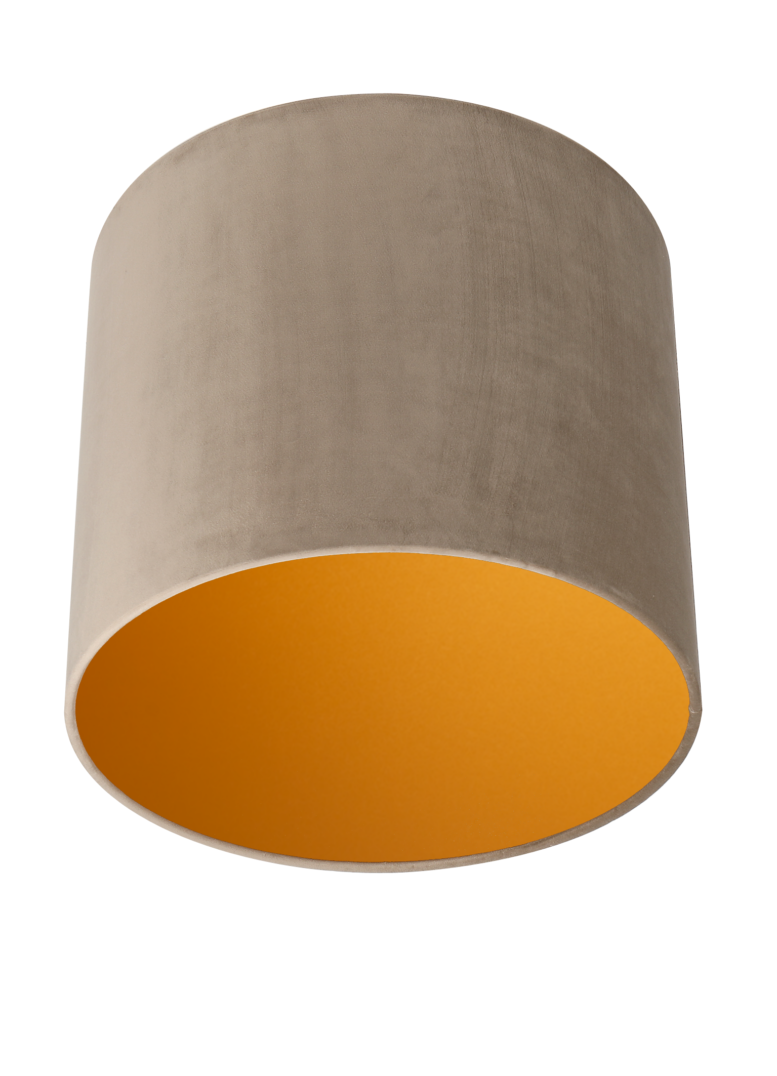 Lampenschirm Velour Taupe